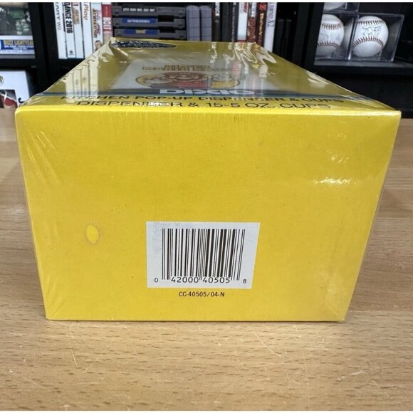 Vintage 1989 / 1990 Super Mario Bros. Dixie Pop-Up Dispenser & Cups w/ Stickers - Picture 6 of 6